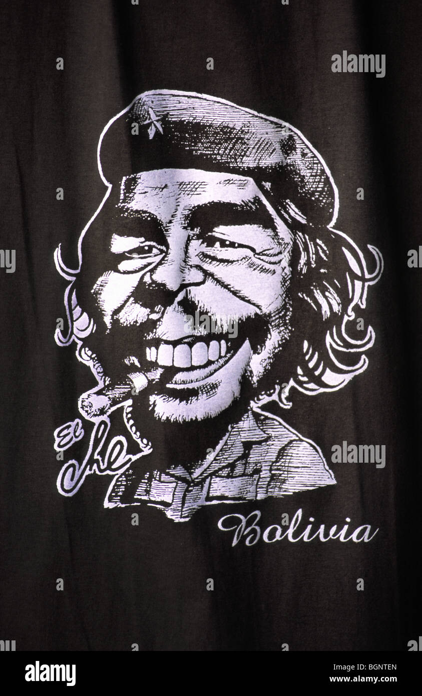 Che Guevara T-shirts. La Paz, Bolivien. Stockfoto