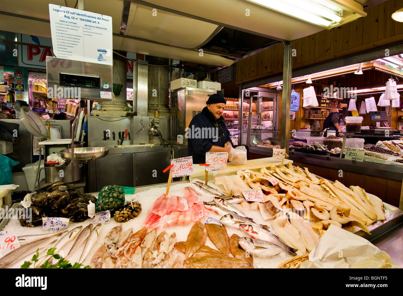 Orientalischer Markt, Genua, Italien Stockfoto