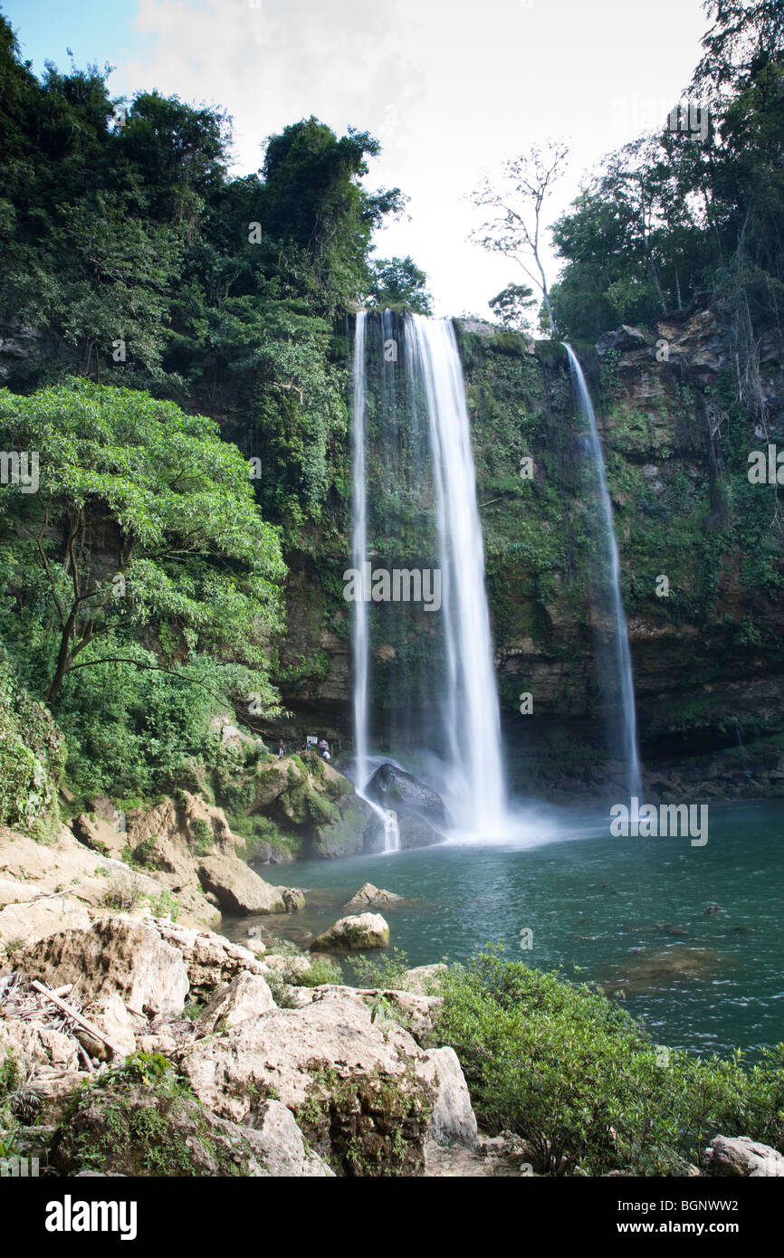 Misol-Ha Wasserfall in Chiapas, Mexiko Stockfoto