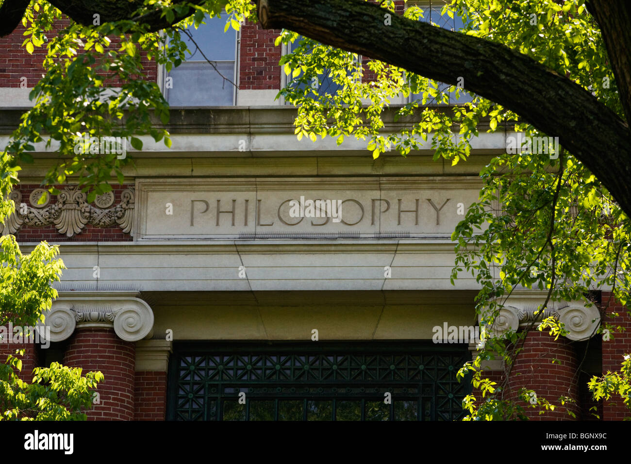 Abteilung für Philosophie an der HARVARD Universität - CAMBRIDGE, MASSACHUSETTS Stockfoto