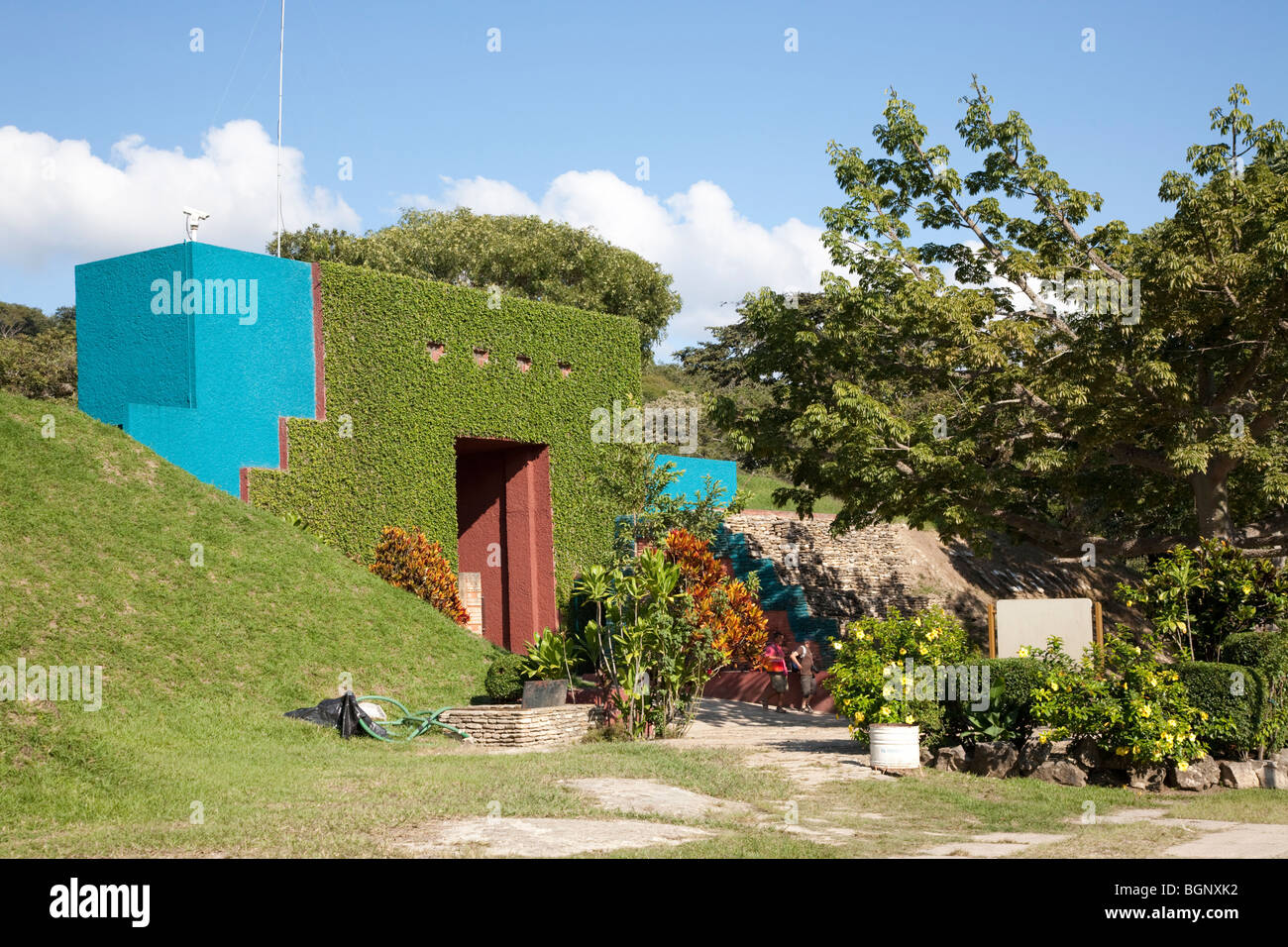 Toniná Maya Ruinen Museum, Chiapas, Mexiko. Stockfoto