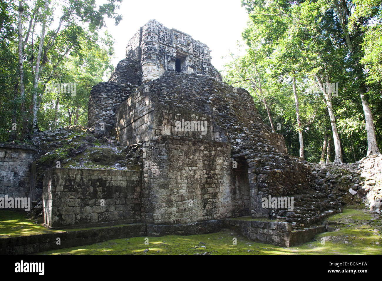 Hormiguero Maya-Ruinen Archäologie Website, Campeche, Mexiko. Stockfoto