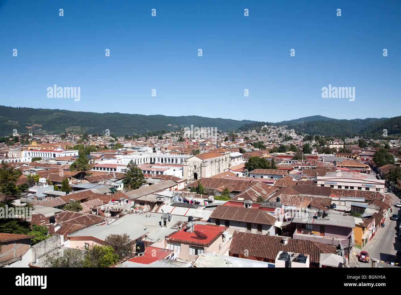 Mirador Sancristóbalito. San Cristóbal de Las Casas, Chiapas, Mexiko. Stockfoto