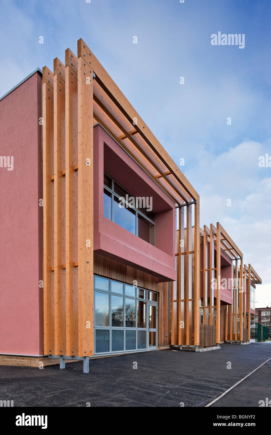 Ben Johnson Schule in Tower Hamlets, London. Stockfoto