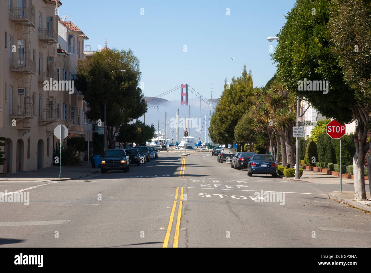 Marina, San Francisco Bay, San Francisco in Kalifornien, USA Stockfoto