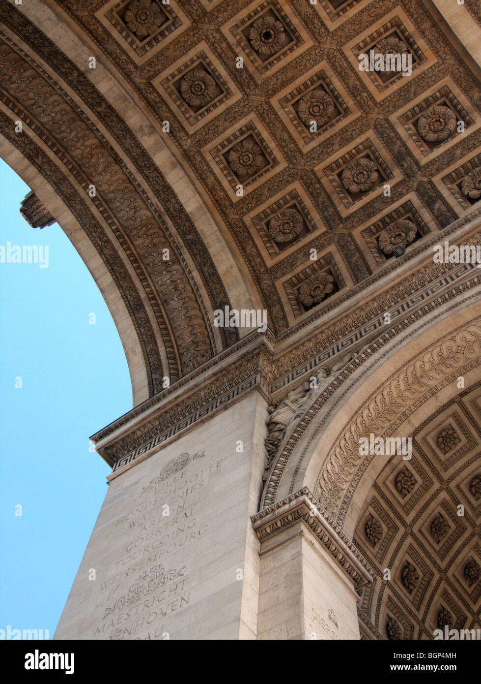 Triumphbogen (Arc de Triomphe). Paris. Frankreich Stockfoto