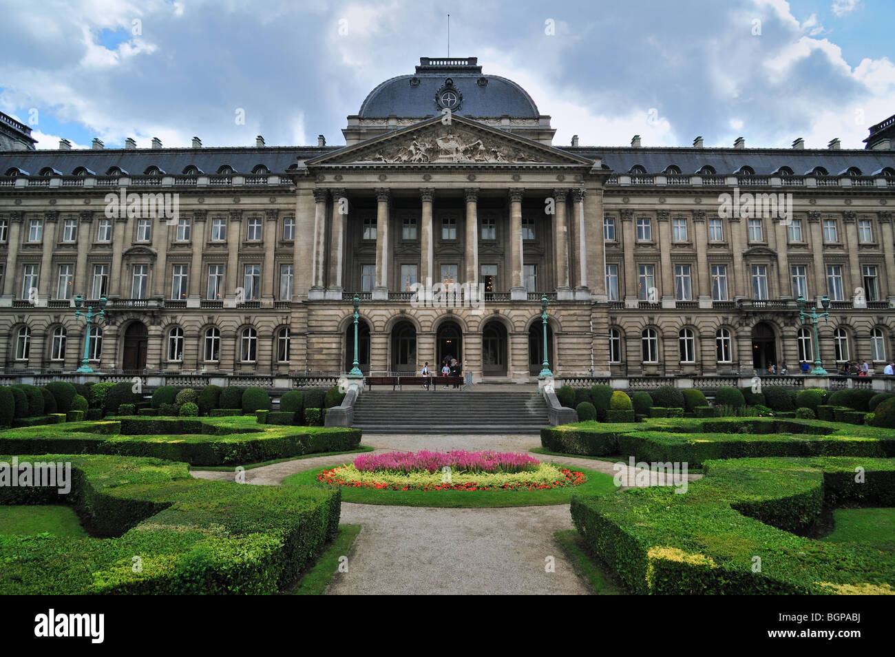 Der königliche Palast von Brüssel / Palais Royal de Bruxelles / Koninklijk Paleis van Brussel, Belgien Stockfoto