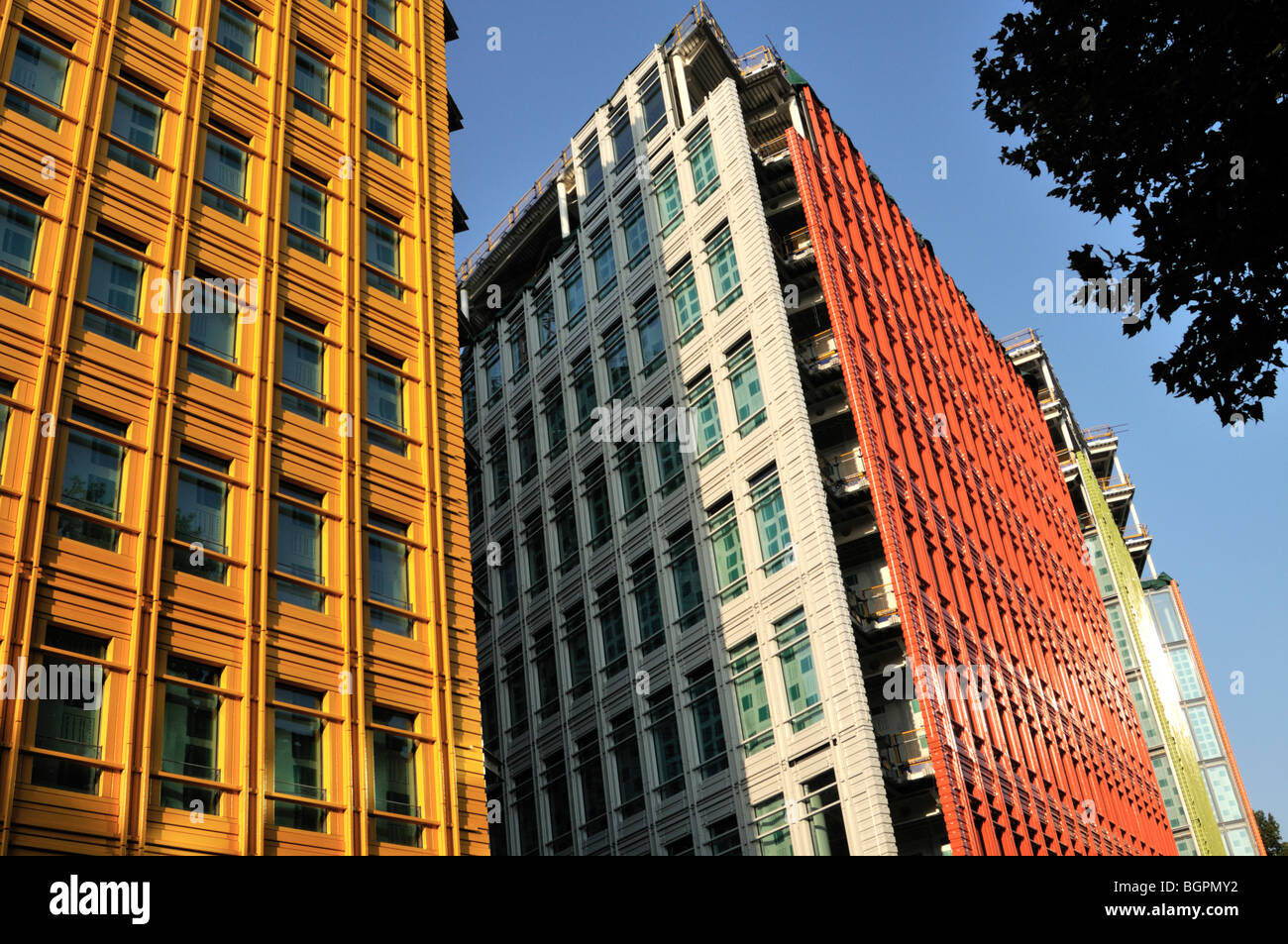 Zentrale St Giles Bauprojekt in der West End von London, UK. Stockfoto