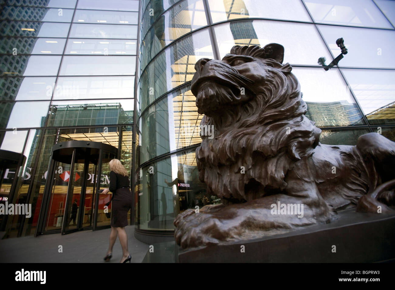 Canary Wharf London, England, Großbritannien, Vereinigtes Königreich Stockfoto