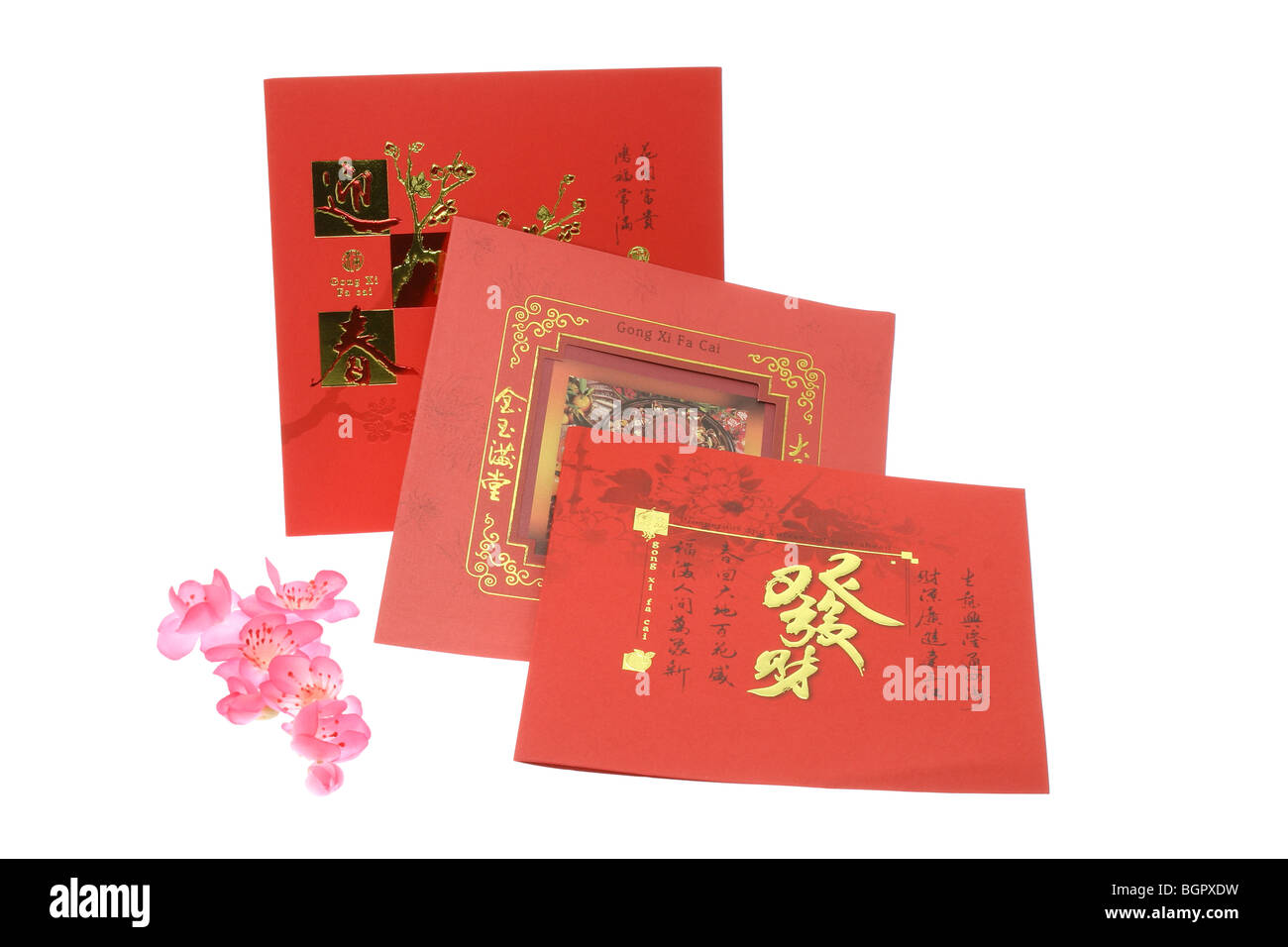 Chinese New Year Karten Stockfoto