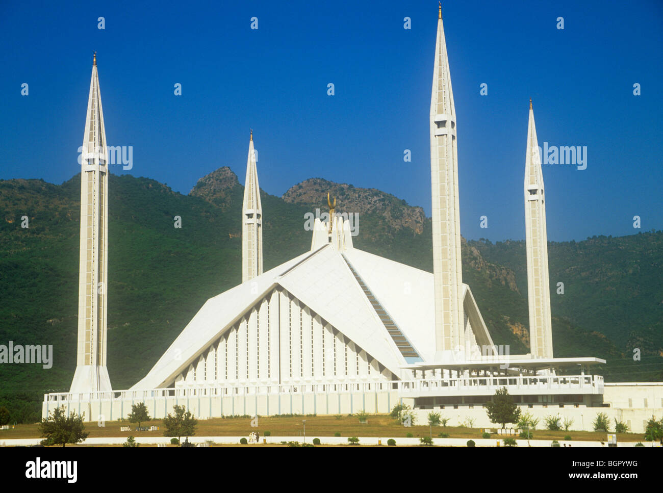 König Faisal Moschee in Islamabad, Pakistan Stockfoto