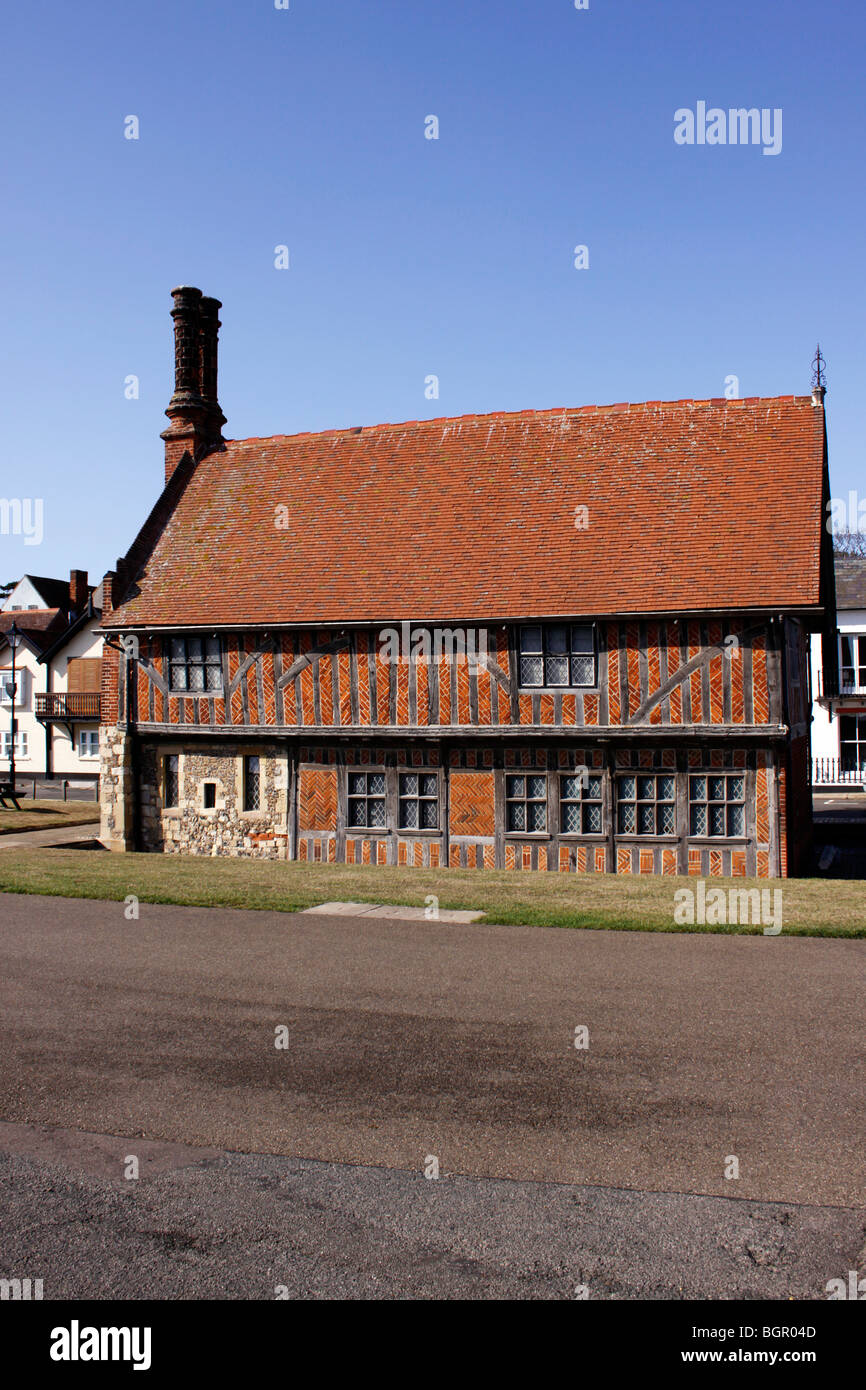 DIE MOOT HALL IN ALDEBURGH SUFFOLK. VEREINIGTES KÖNIGREICH. Stockfoto