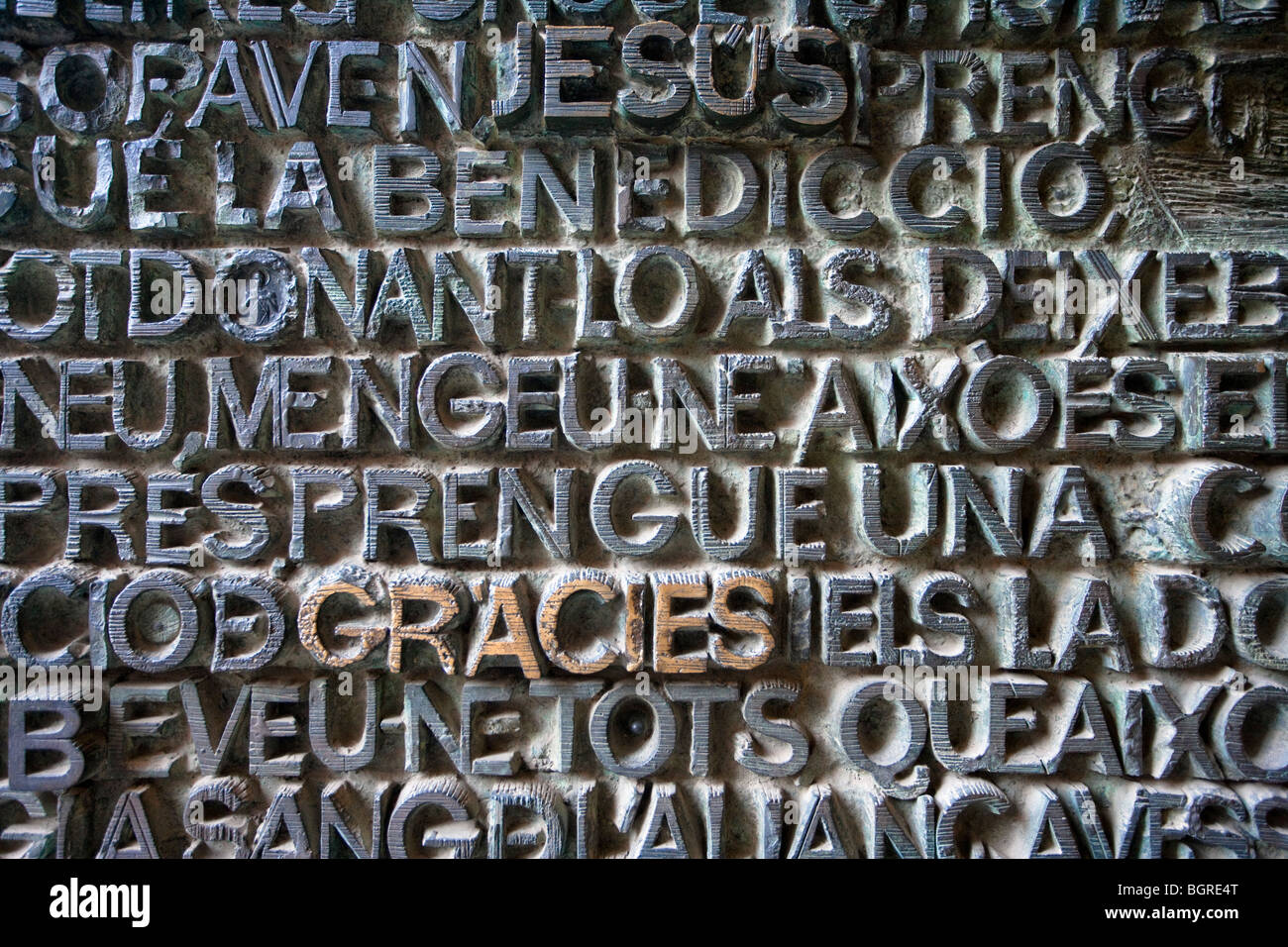 Barcelona - die Sagrada Familia von Antoni Gaudi - L'Eixample Bezirk Stockfoto