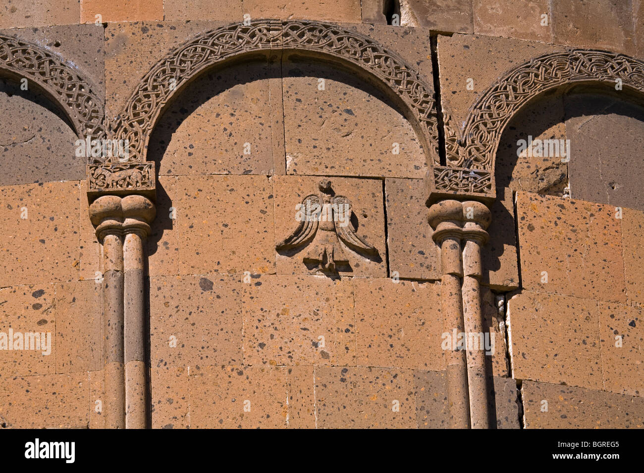 Ruinen der mittelalterlichen armenischen Stadt von Ani-Kars-Türkei Stockfoto