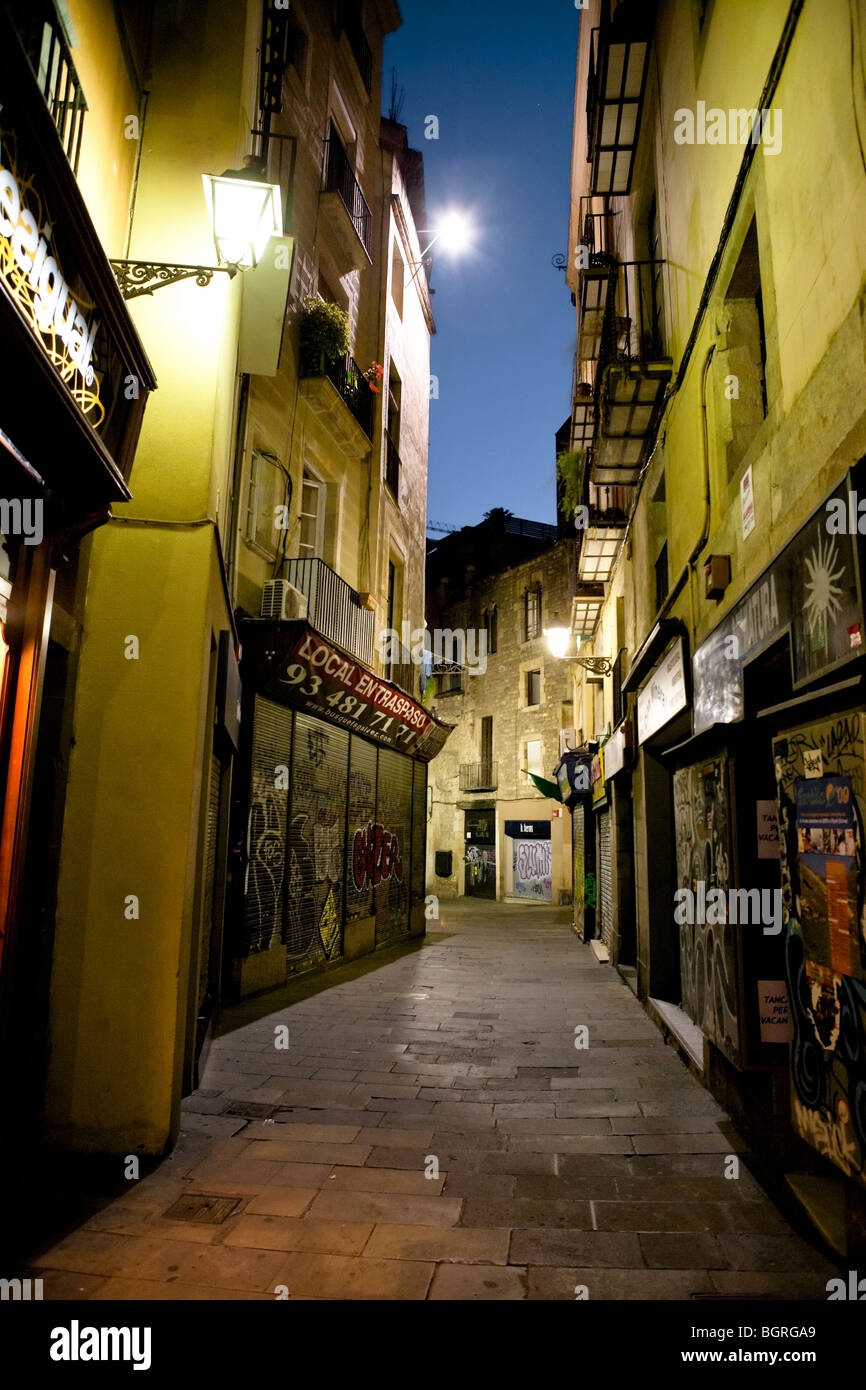 Barcelona - das gotische Viertel (Barri Gotic) Stockfoto