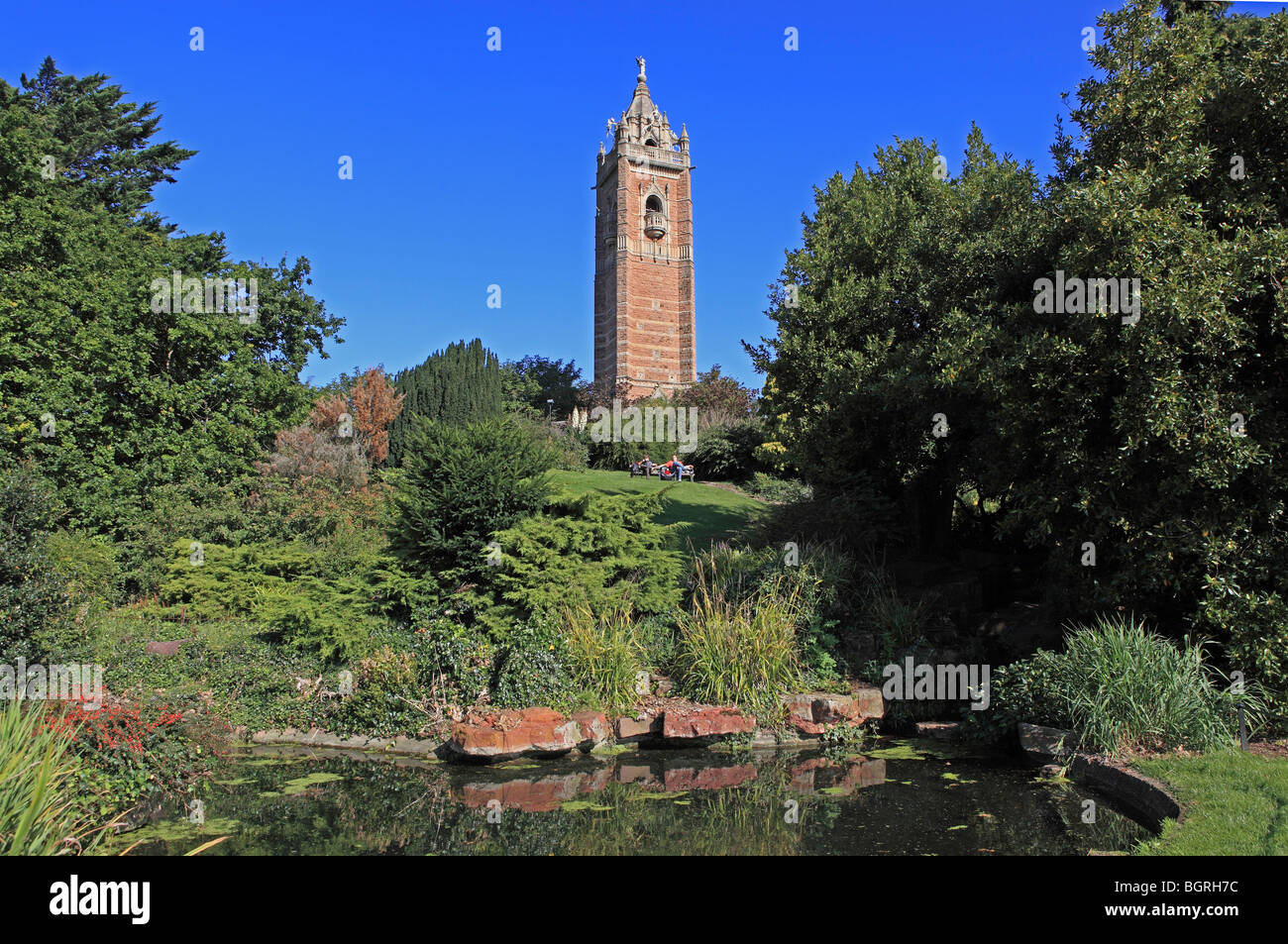 Bristol, Brandon Hill, Cabot Tower Stockfoto