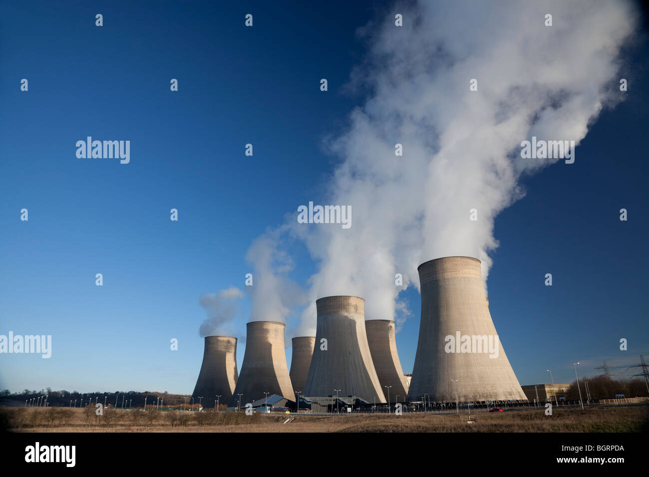 Ratcliffe auf Soar Kohle abgefeuert Kraftwerk. Ratcliffe, Nottinghamshire, UK Stockfoto