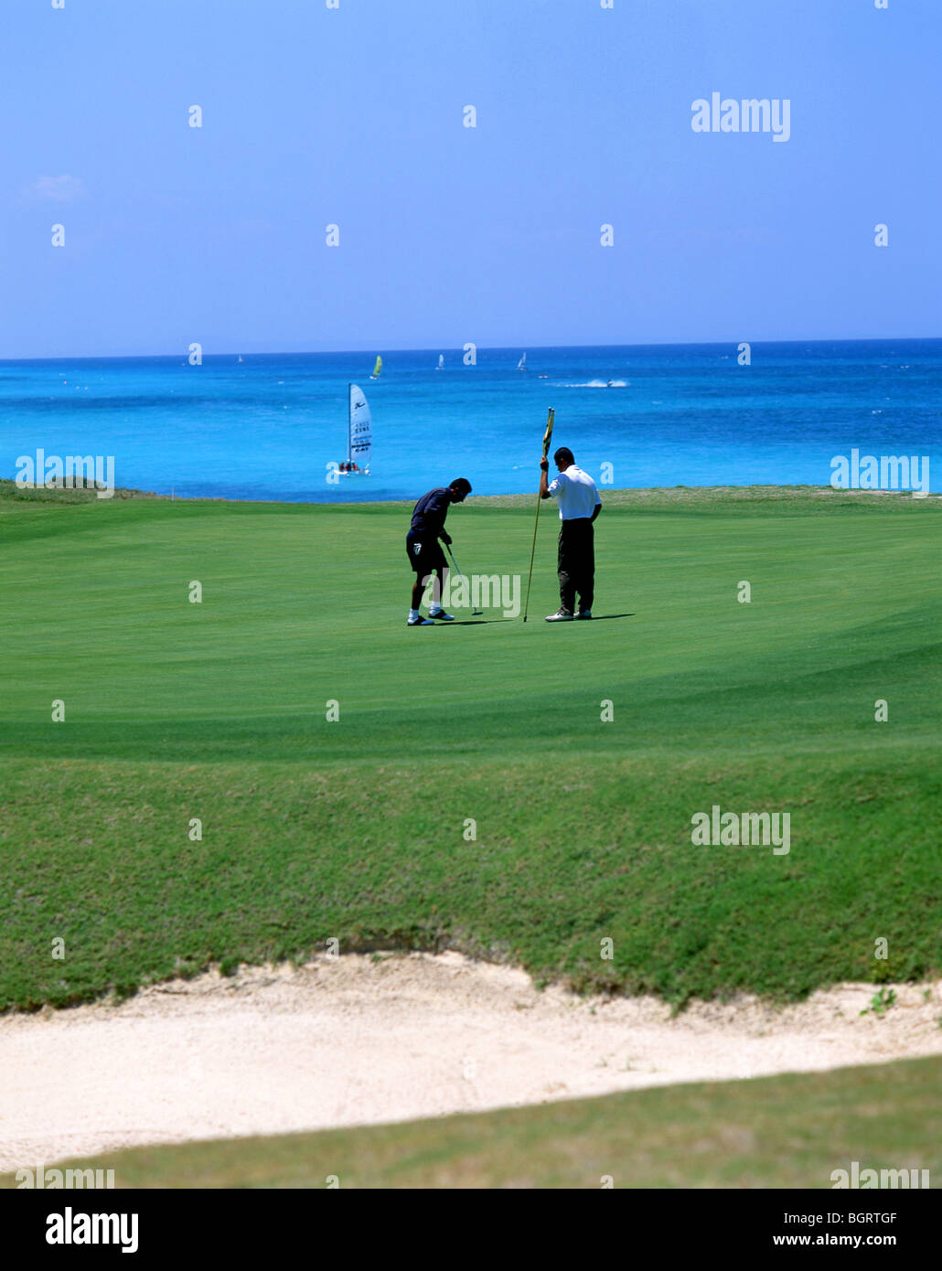 Varadero Golf Course, Varadero, Matanzas, Kuba Stockfoto