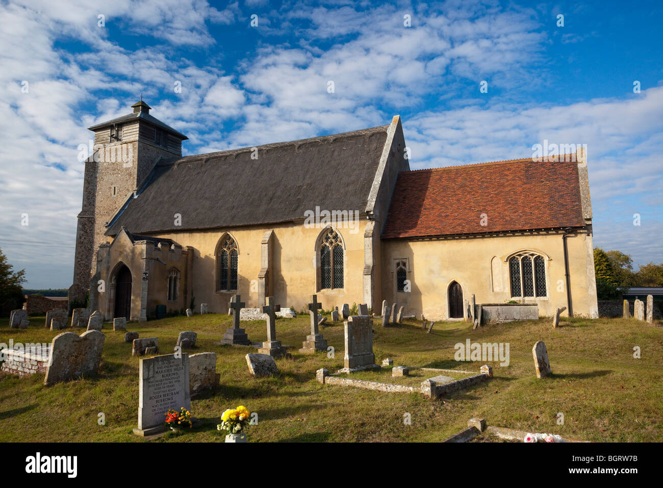 Kirche von St. Peter im große Livermere, Suffolk, UK Stockfoto