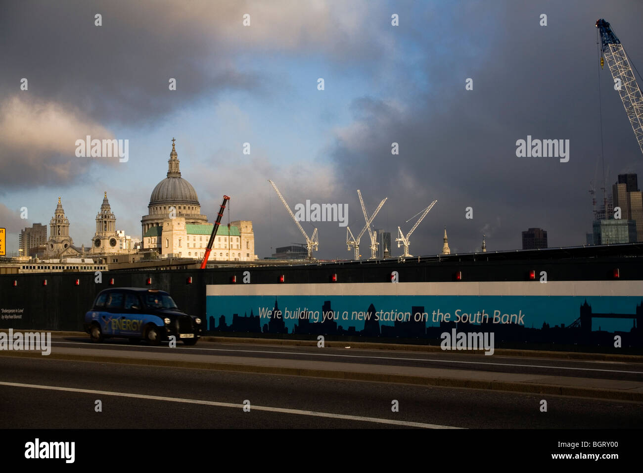 Blackfriars bridge, London, England, Großbritannien, Vereinigtes Königreich. Stockfoto