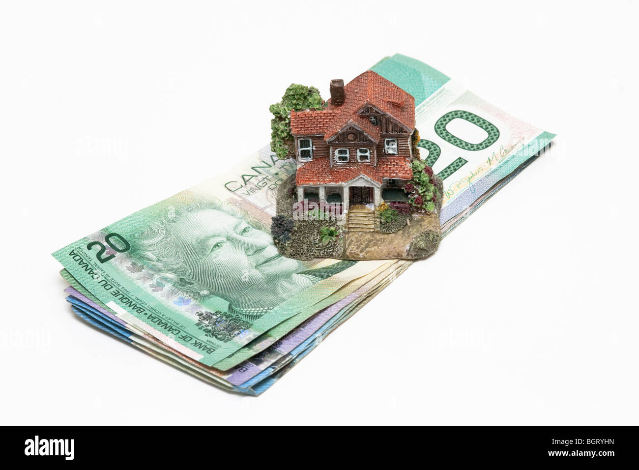 Kanada, kanadische, Gehäuse, Hypothek, Markt, Schulden Stockfoto