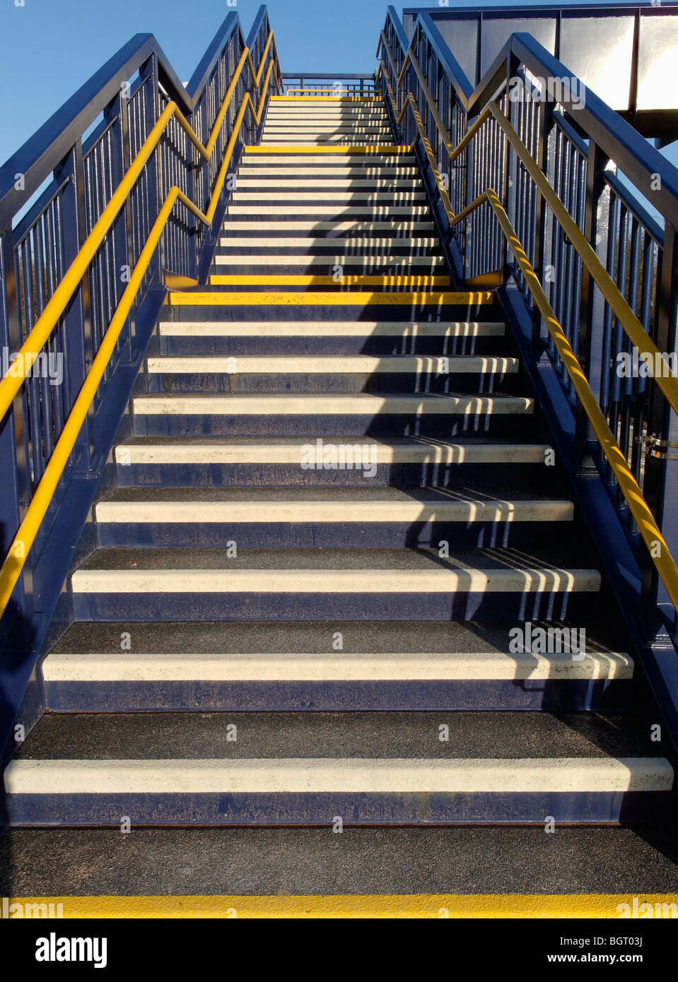 Schritte bei Radley Bahnhof, Oxfordshire 2 Stockfoto