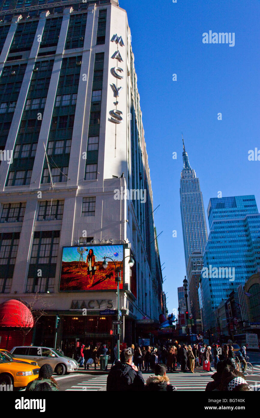 Das Kaufhaus Macy's in Manhattan, New York City Stockfoto