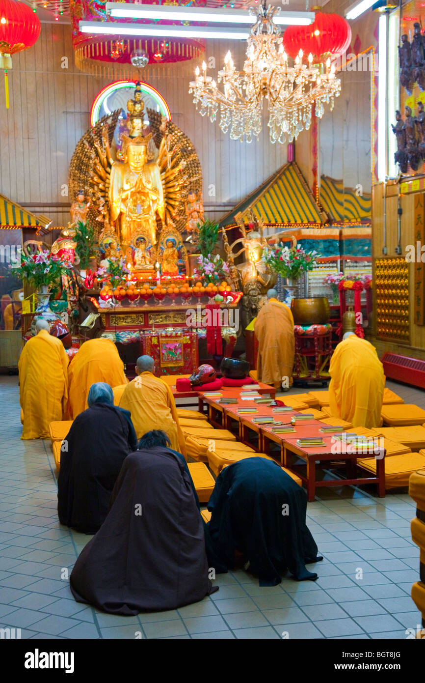 American Society of Buddhist Studies buddhistischer Tempel in Chinatown, Manhattan, New York City Stockfoto