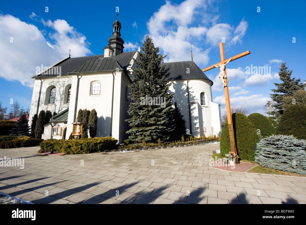 Kirche św. Piotra ich Pawła in Kije Stockfoto