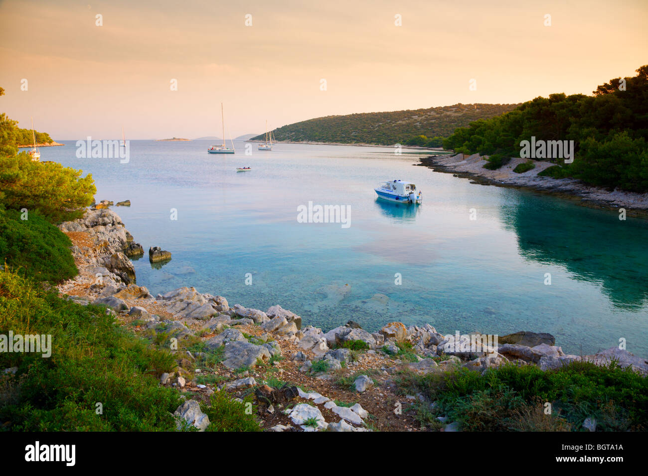 Ruhigen Hafen Stockfoto