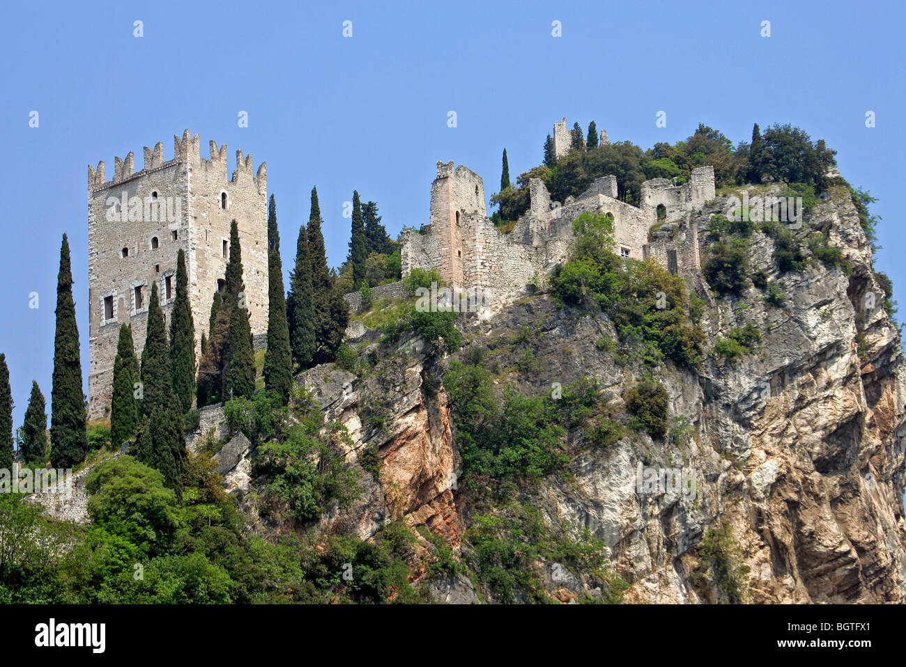 Arco See Gardasee Lago di Garda Stockfoto