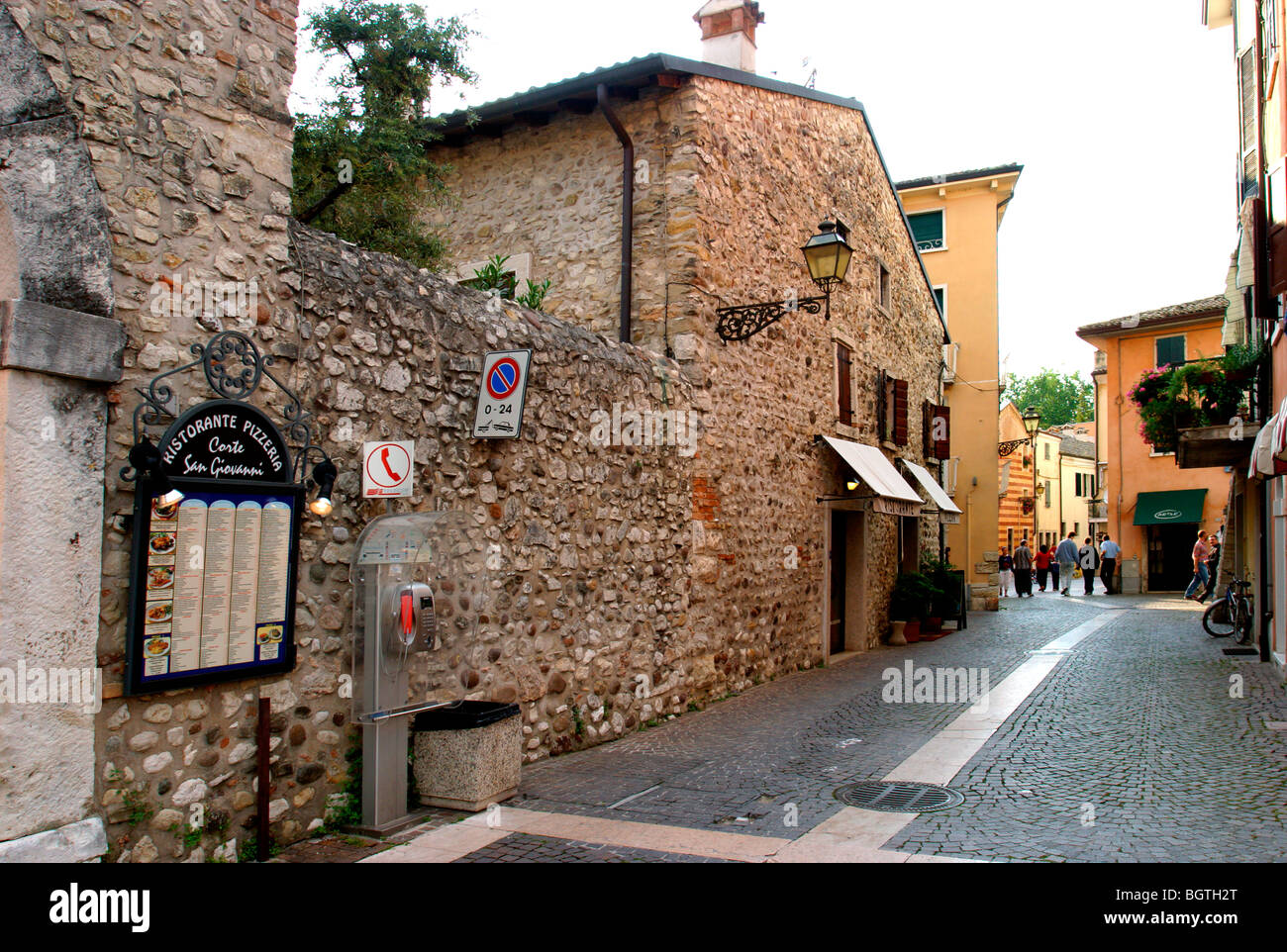 Gardasee - Bardolino-Gardasee - Bardolino Stockfoto