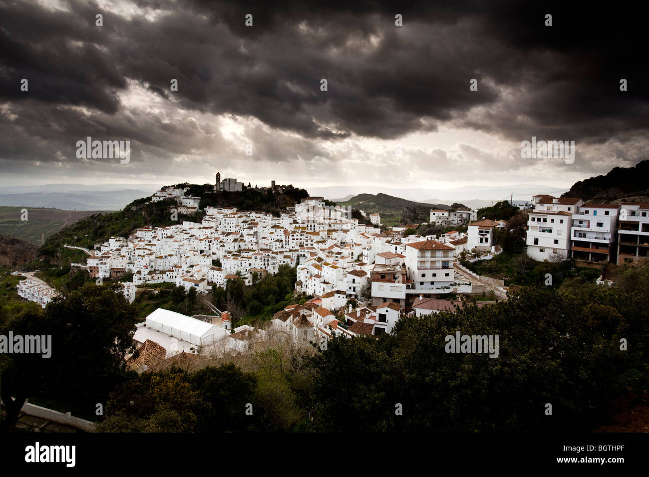 Casares, Andalusien, Costa Del Sol, Malaga Stockfoto