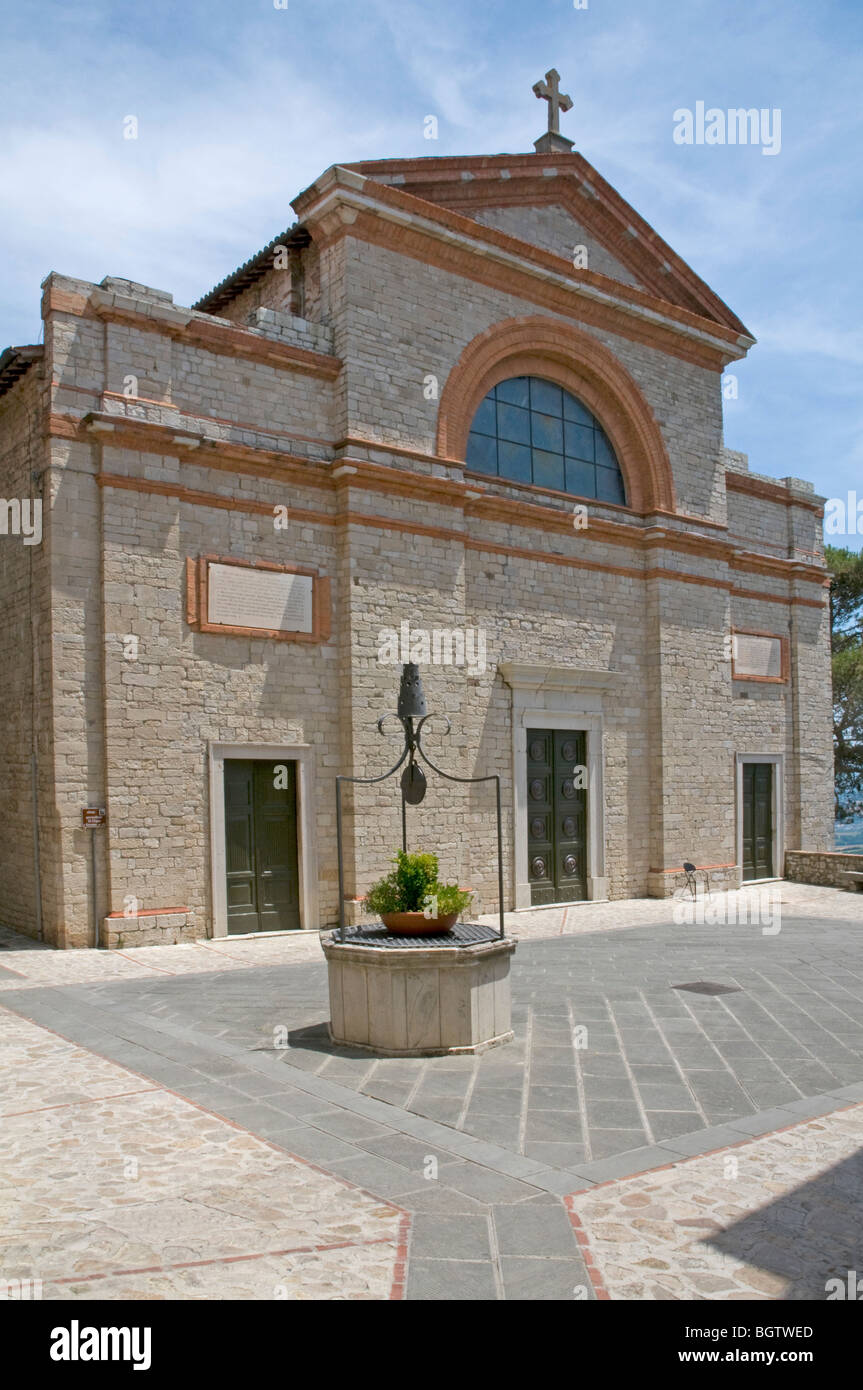 Kirche in Monte Castello di Vibio, Umbrien Stockfoto
