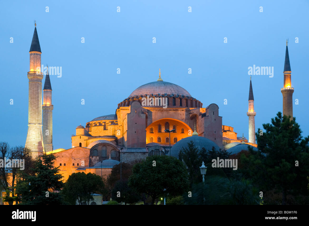 Aya Sofia, Hagia Sophia, Santa Sofia, Museum. Sultanahmet. Istanbul. Turkei. Stockfoto