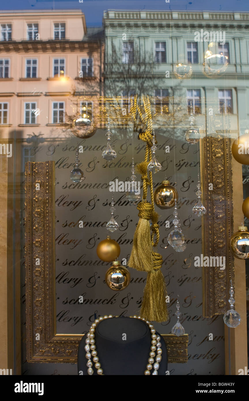 Einkaufen in Neustadt Bezirk Nove Mesto Prag Tschechische Stockfoto