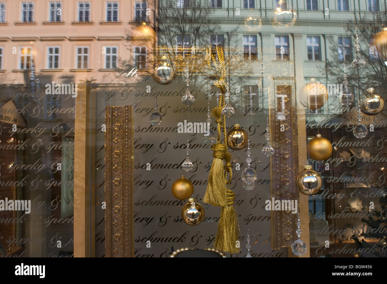 Einkaufen in Neustadt Bezirk Nove Mesto Prag Tschechische Stockfoto