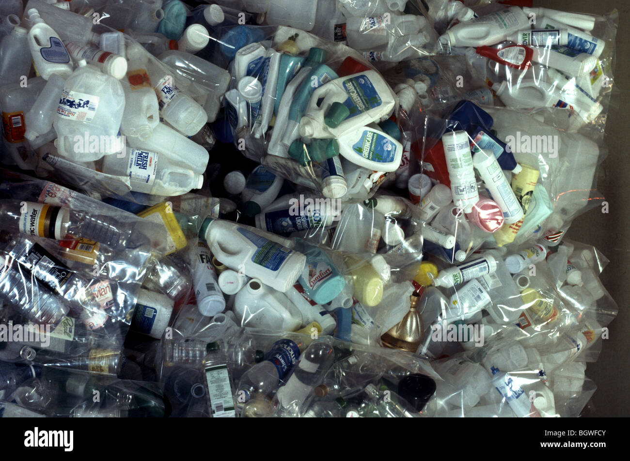 Recycling-Flaschen Stockfoto