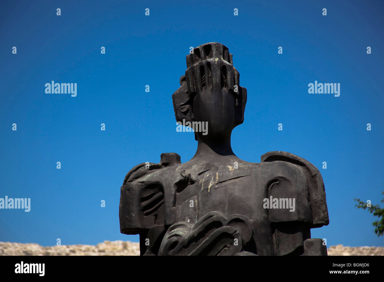 Denkmal in Belgrad Gründer Herzog Despot Stefan Lazarevic, Festung Kalemegdan Park, Belgrad, Serbien Stockfoto