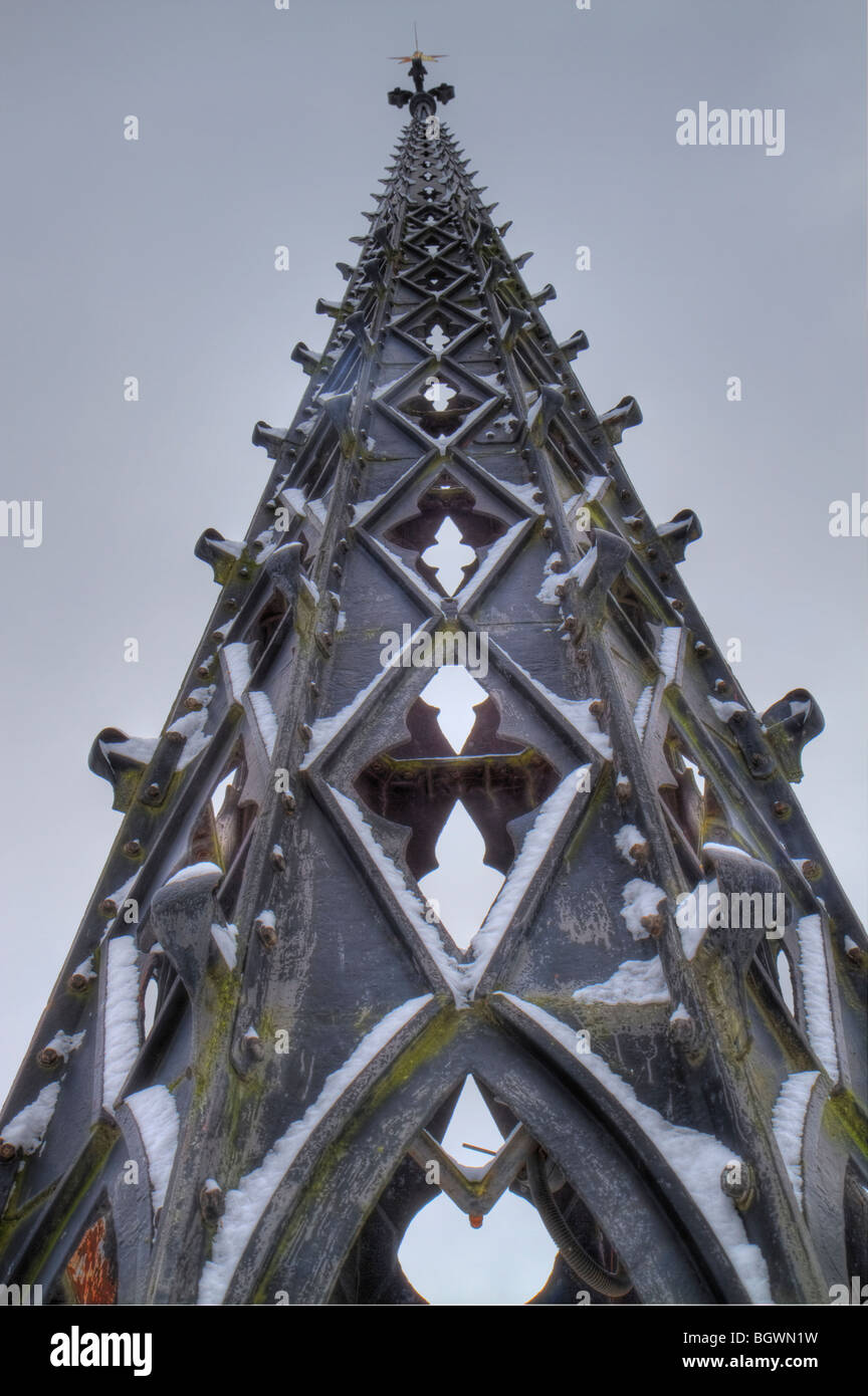 Gusseiserne Turm (High Dynamic Range Image, HDR) Stockfoto