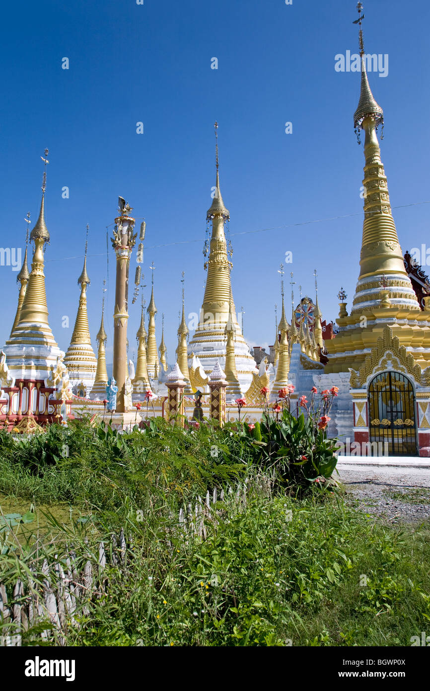 Kyaukhpyugyi Paya. Inle-See. Myanmar Stockfoto