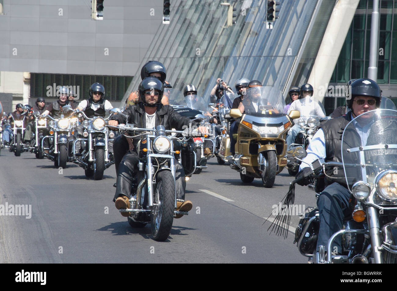 Vienna Harley Parade am 9.05.2009 Stockfoto