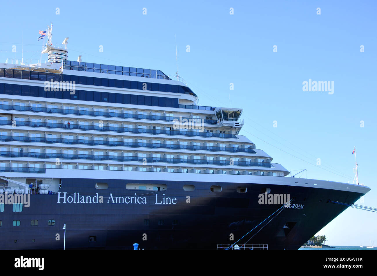 Noordam, Holland America Line Kreuzfahrtschiff, Key West, Florida, USA Stockfoto