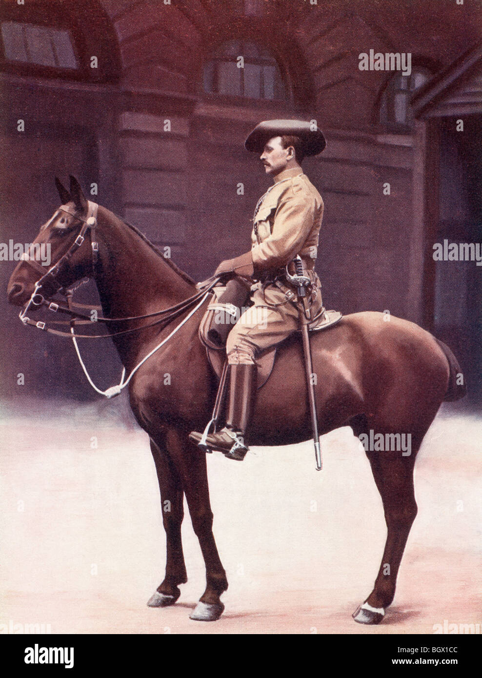 Sergeant Major des Regiments Imperial Light Horse während des Zweiten Burenkrieges. Stockfoto