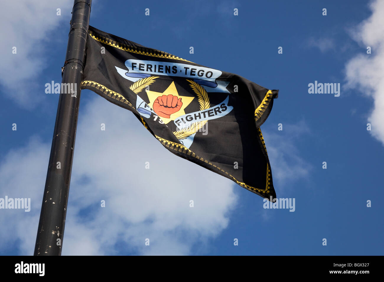 Ulster Freedom Fighters Flagge Stockfoto