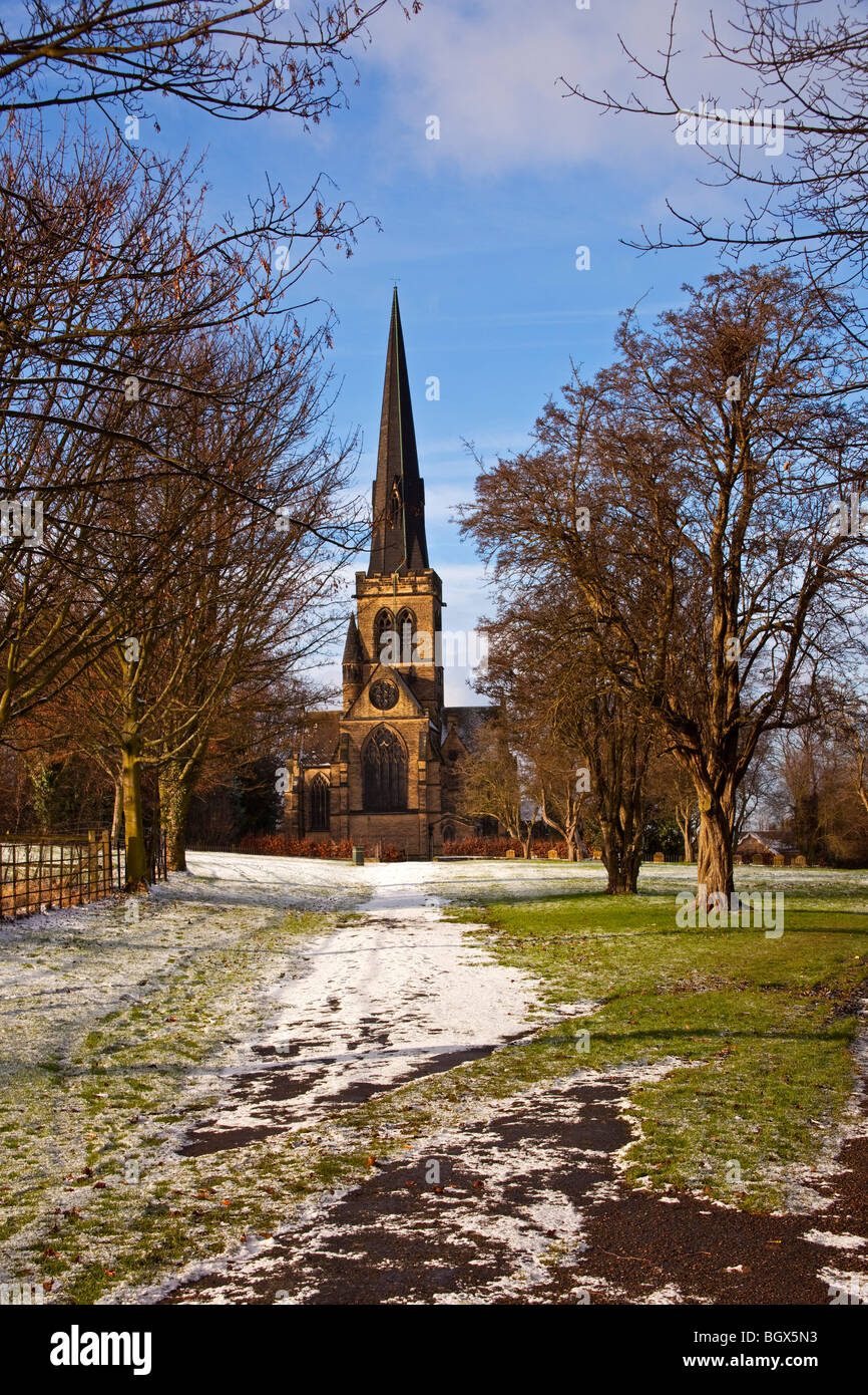 Pfarrkirche der Heiligen Dreifaltigkeit Wentworth South Yorkshire England UK Stockfoto