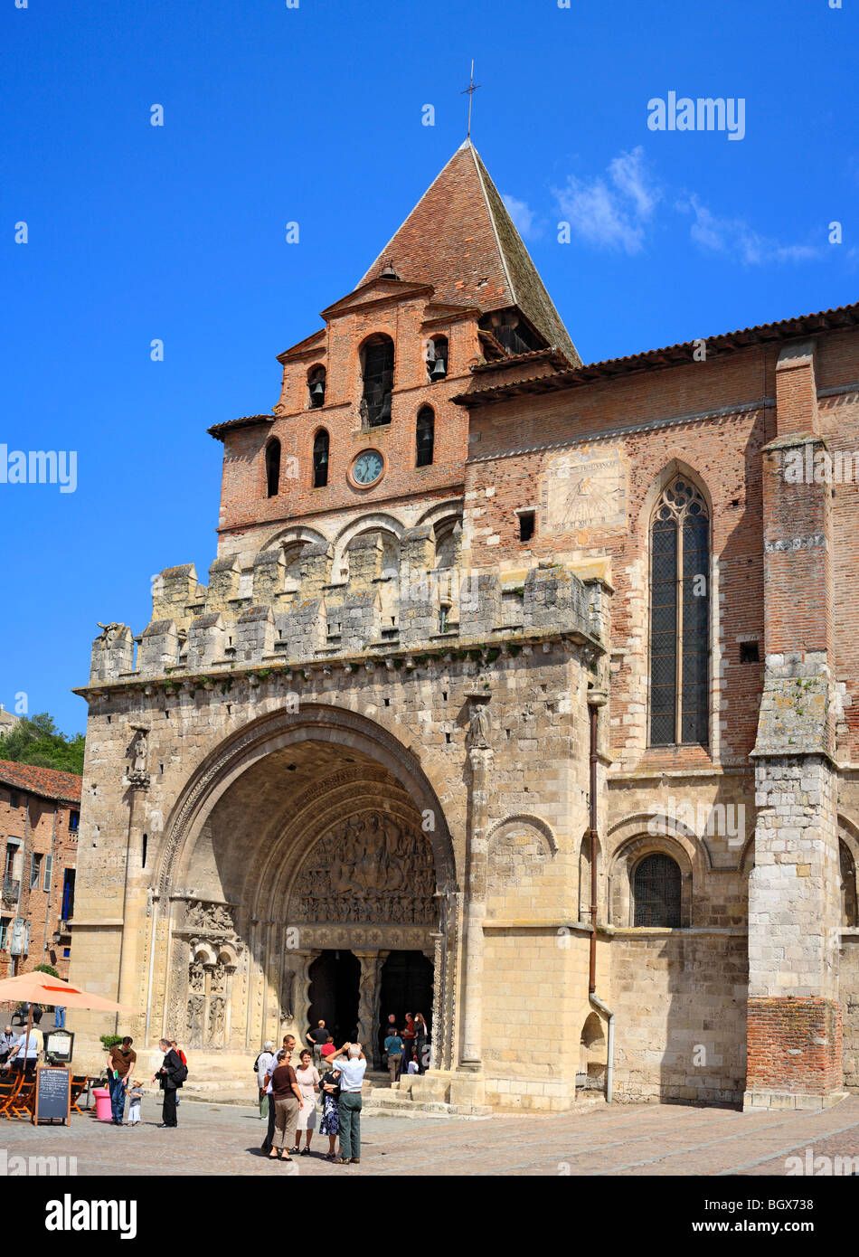 Abteikirche Saint-Pierre, Moissac, Frankreich Stockfoto