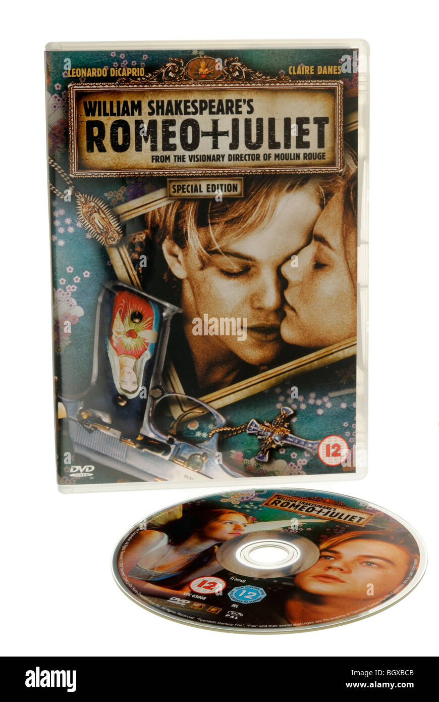 Romeo und Julia DVD Stockfoto