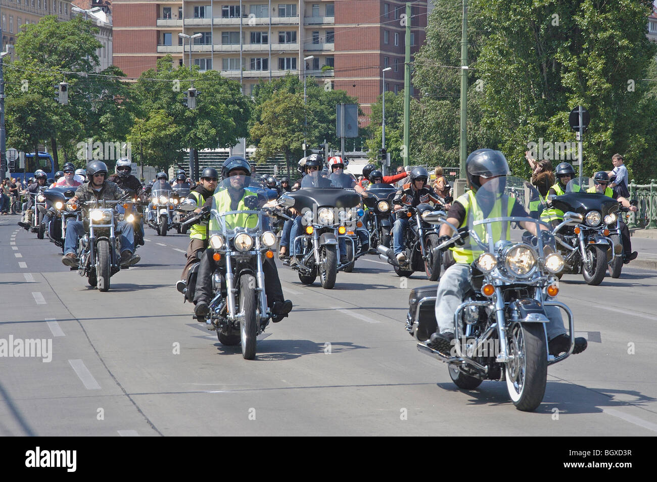 Vienna Harley Parade am 9.05.2009 Stockfoto