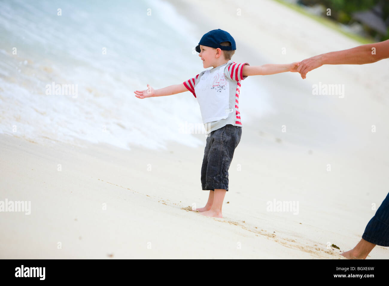 Urlaub mit der Familie Stockfoto